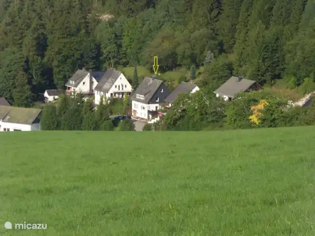 Huis ligging aan bosrand